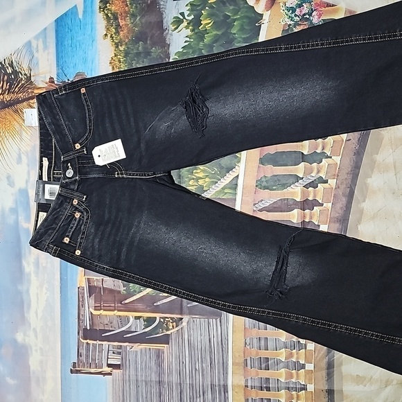 Levi's Premium Distressed Noughties Bootcut Jeans Size 31 NWT - Picture 8 of 13